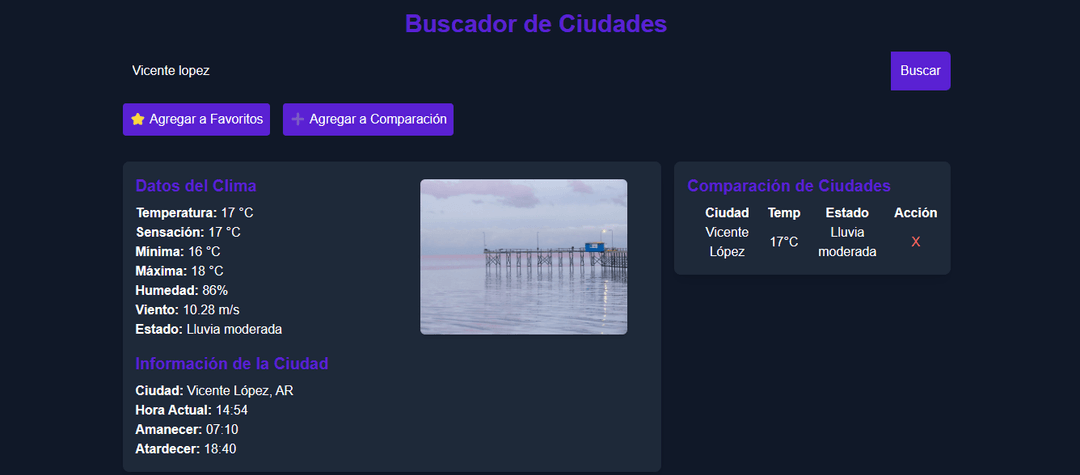 Clima - Ciudades